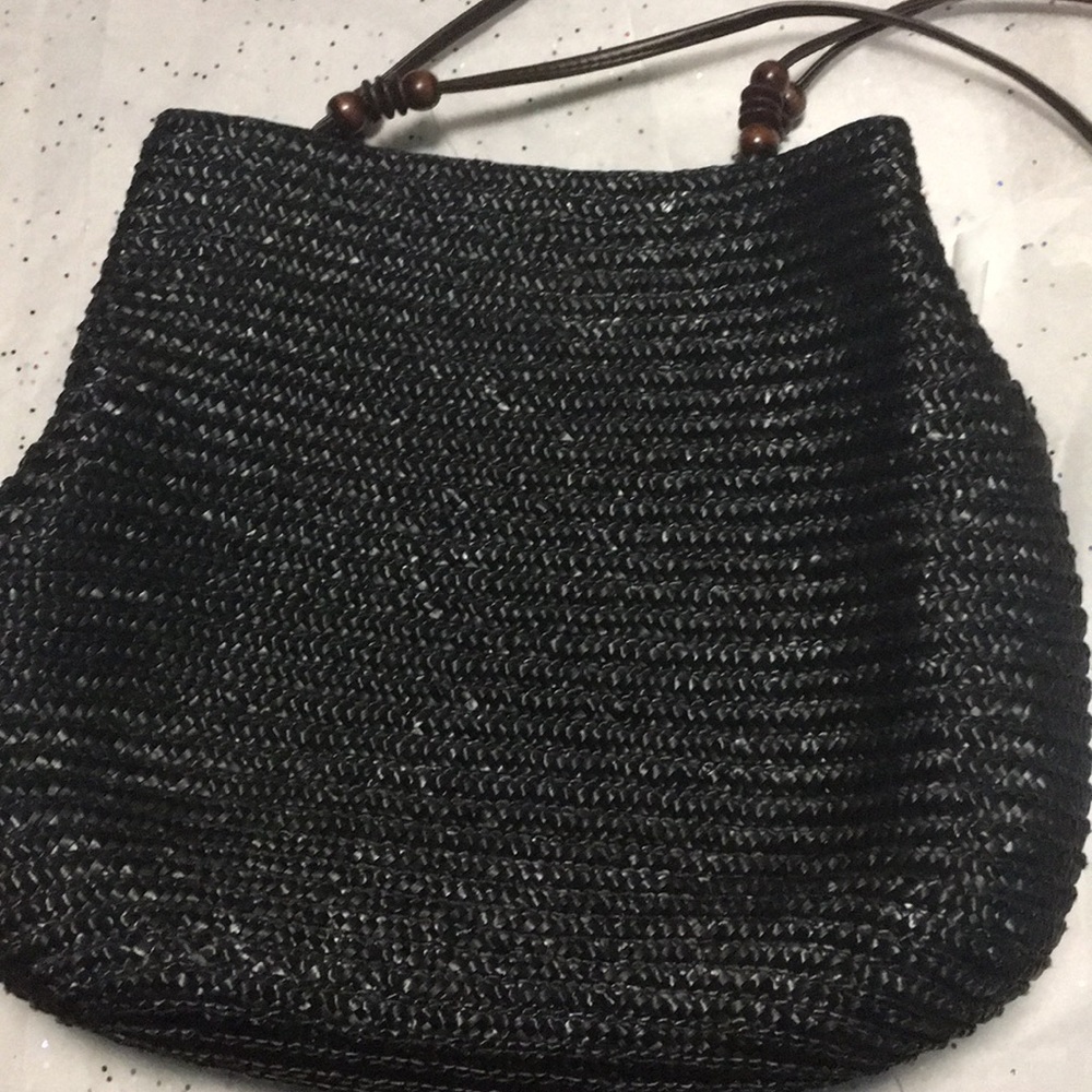 SunBay Handbag Women’s Black Handmade Shoulder Bag